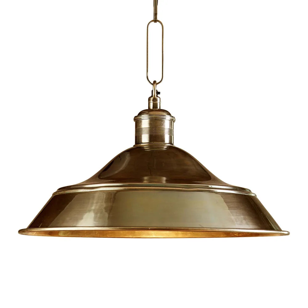 Palladium Hanging Lamp Brass