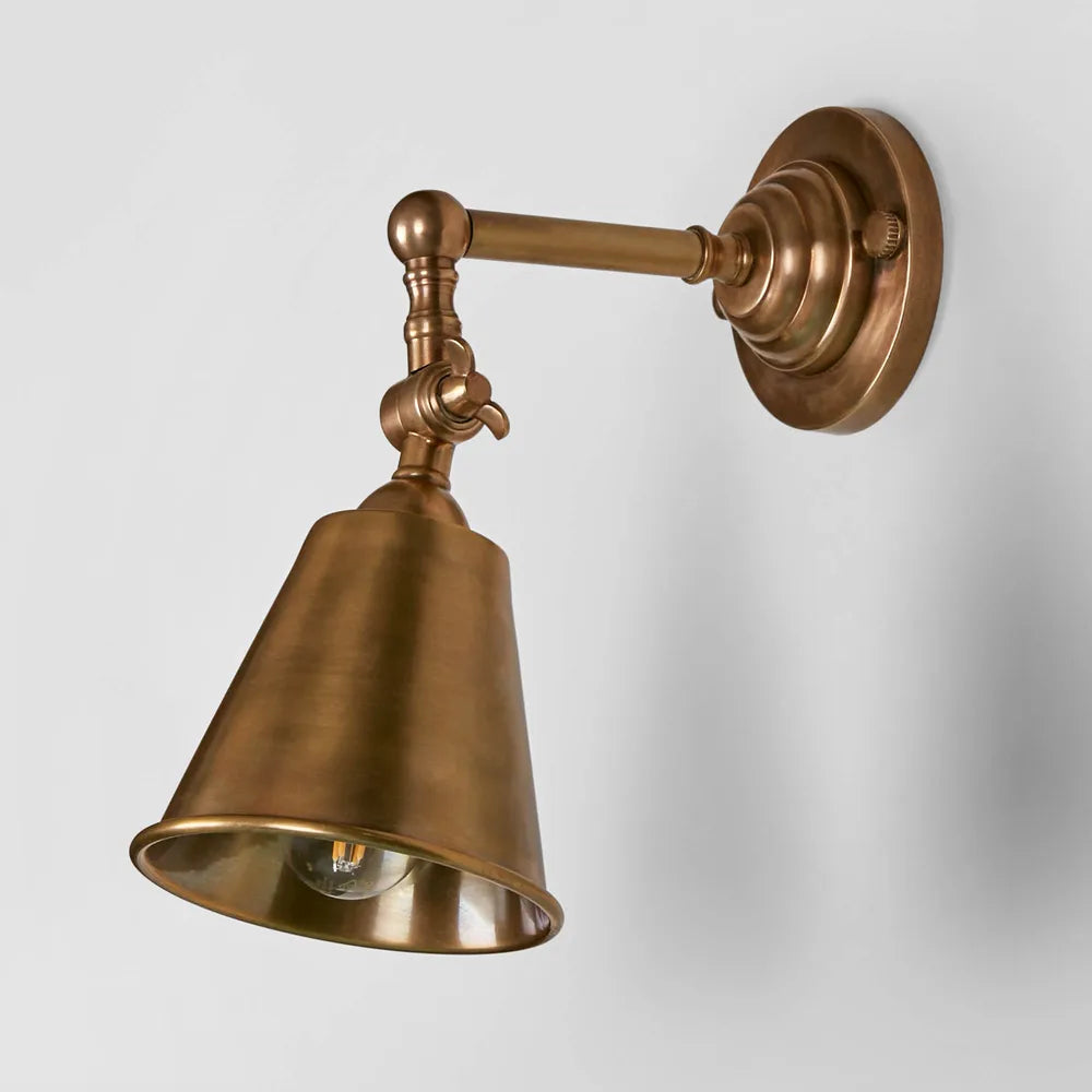 Utopia Wall Light with Metal Shade