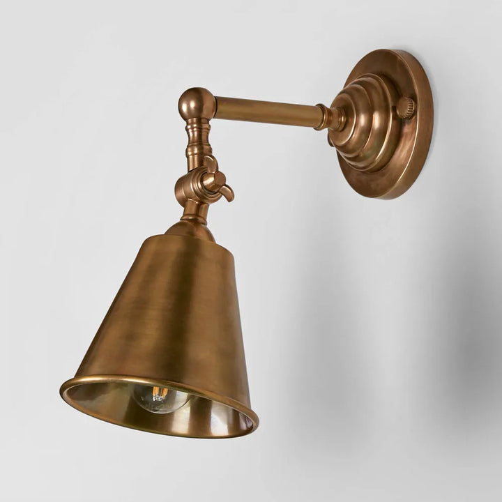 Utopia Wall Light with Metal Shade