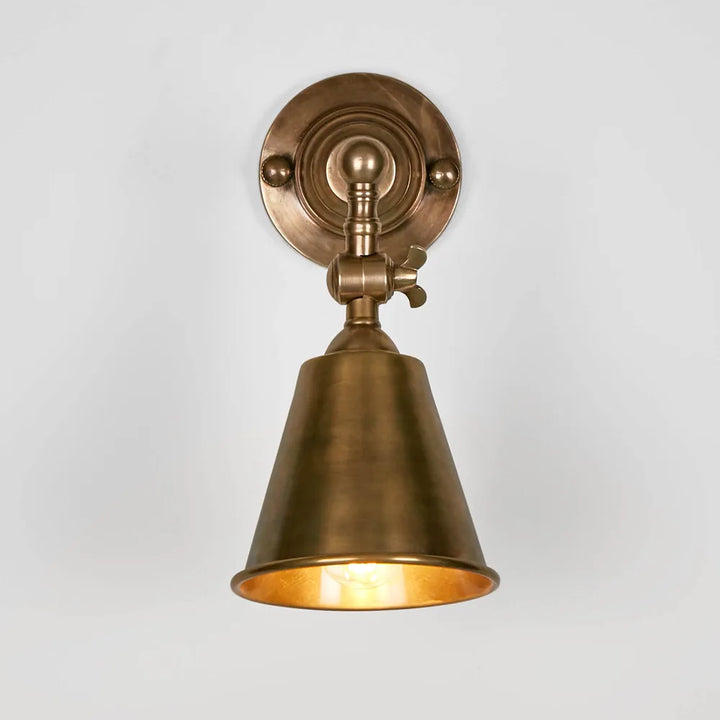 Utopia Wall Light with Metal Shade