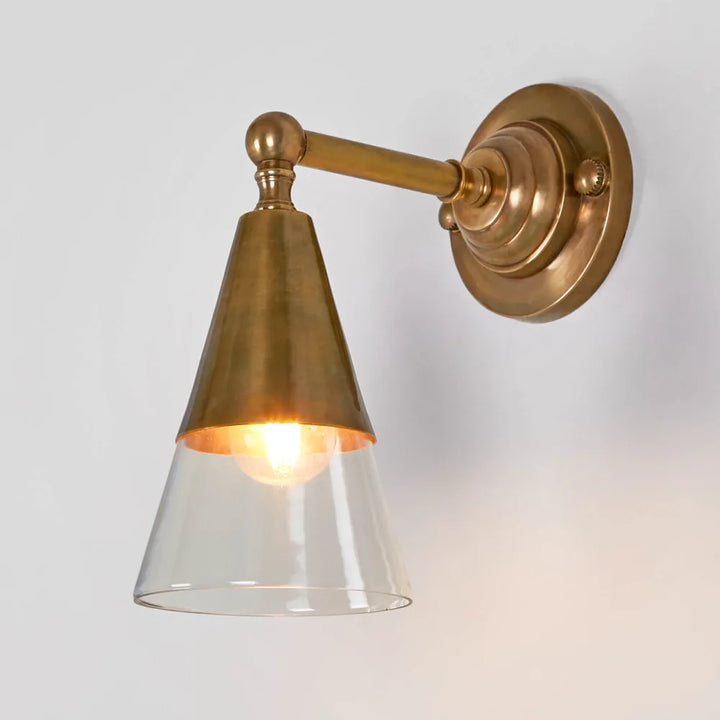 Otto Wall Light With Glass Shade