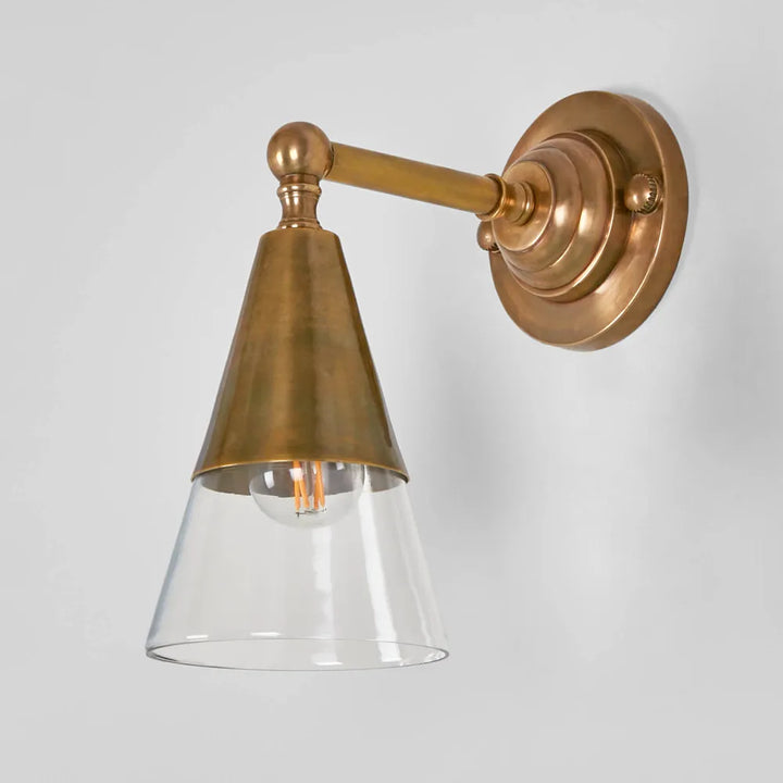 Otto Wall Light With Glass Shade