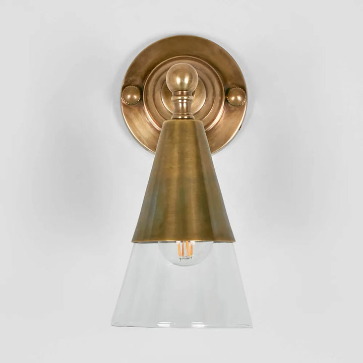 Otto Wall Light With Glass Shade