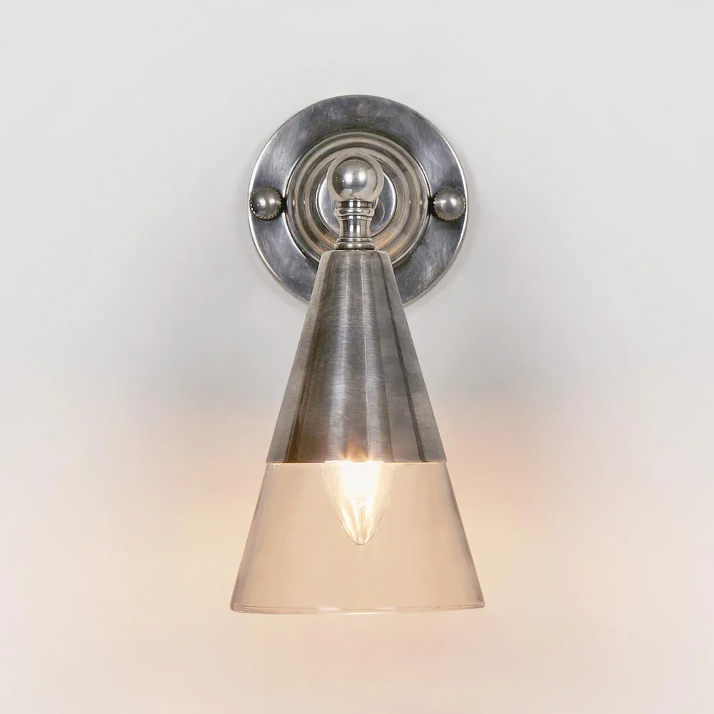 Otto Wall Light With Glass Shade