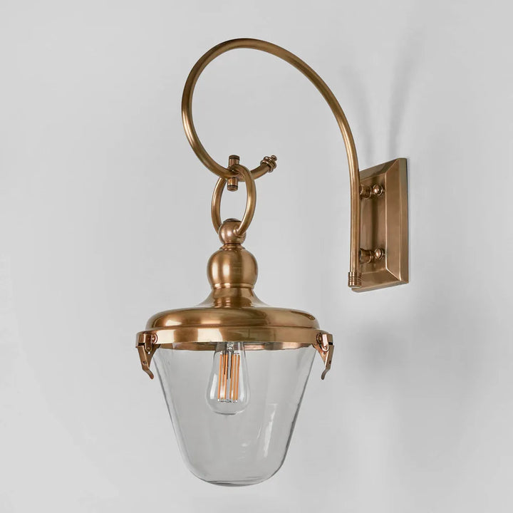Savoy Outdoor Wall Light with Glass Shade
