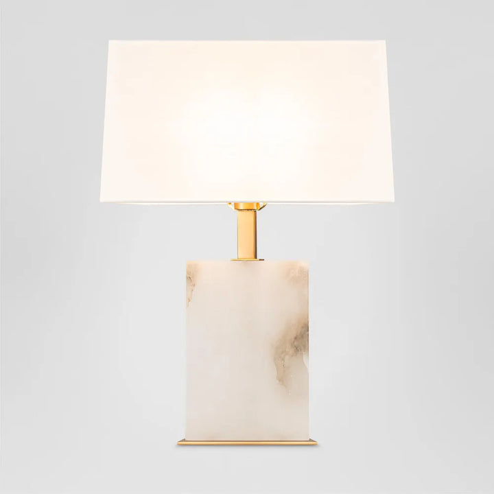 Roco Alabaster Table Lamp With Shade TABLE LAMP