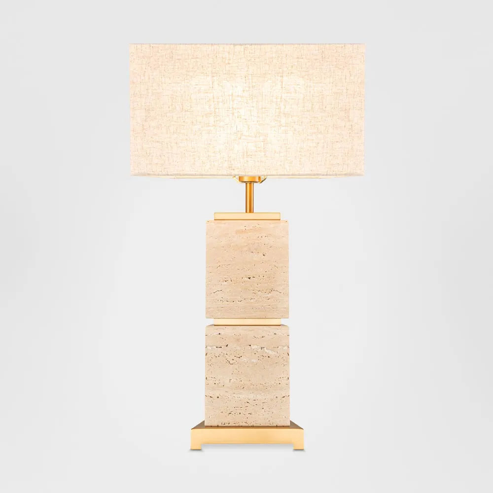 Ashley Travatine Table Lamp with shade TABLE LAMP
