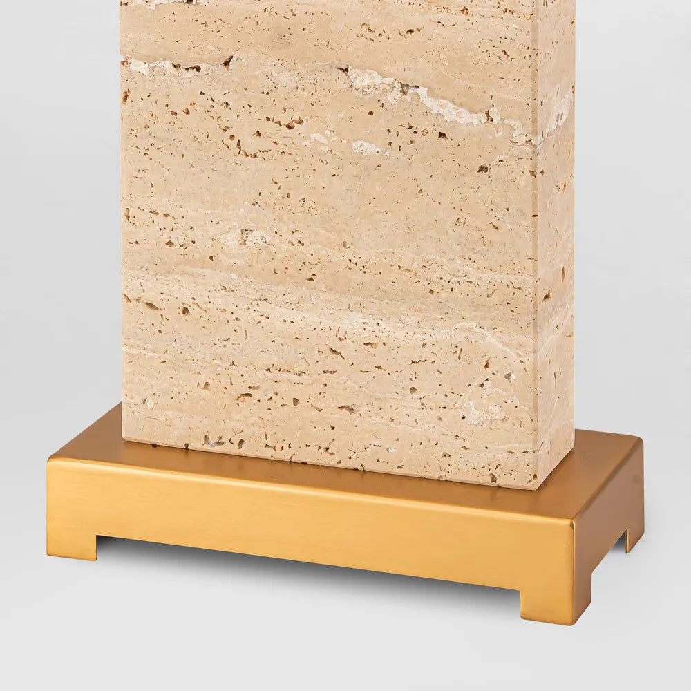 Ashley Travatine Table Lamp with shade TABLE LAMP