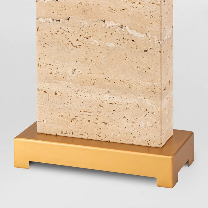 Ashley Travatine Table Lamp with shade TABLE LAMP