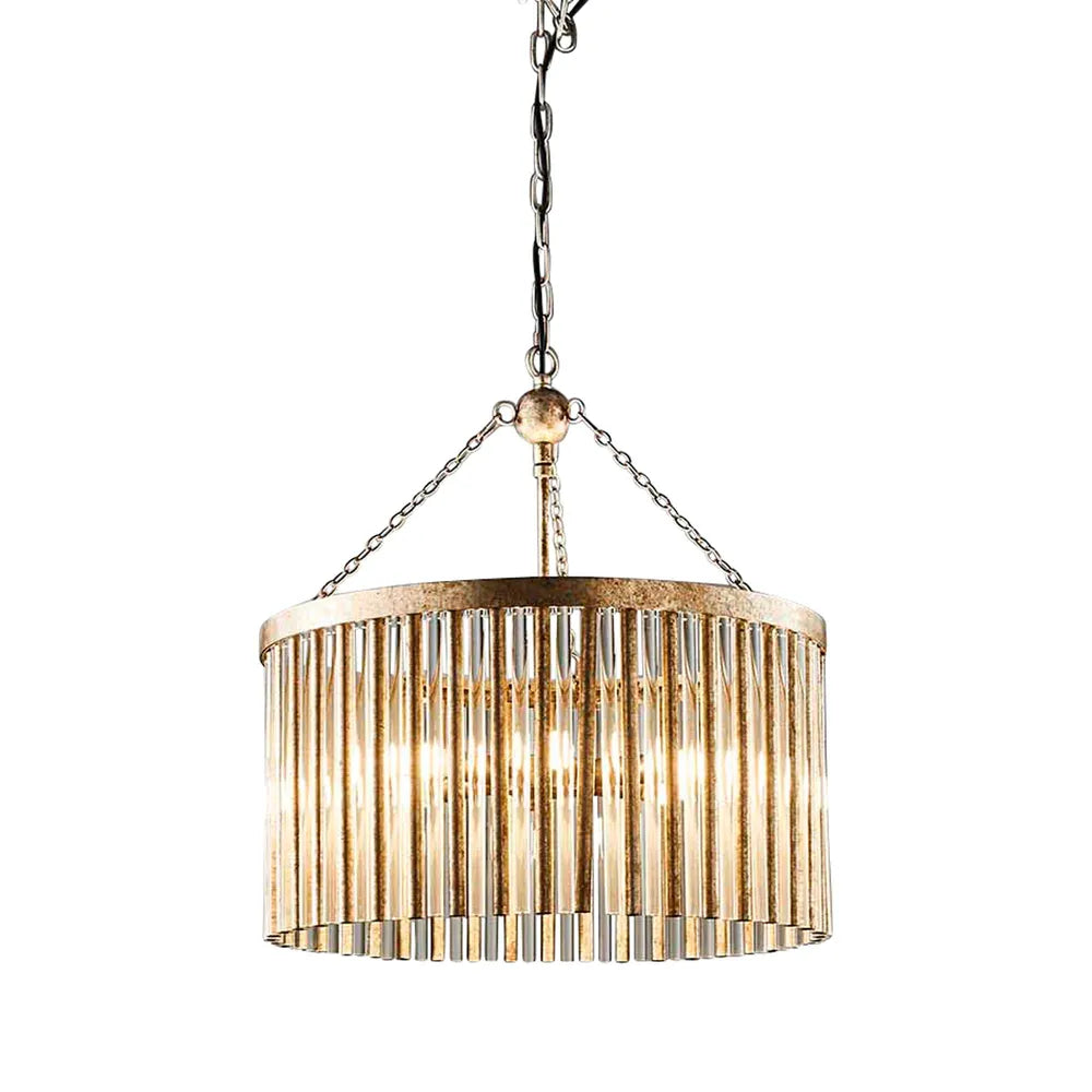 Midtown Chandelier Antique Silver