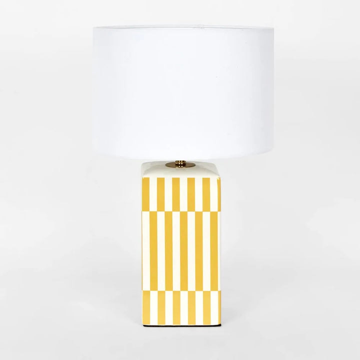 Parlour Yellow Table Lamp & Shade TABLE LAMP