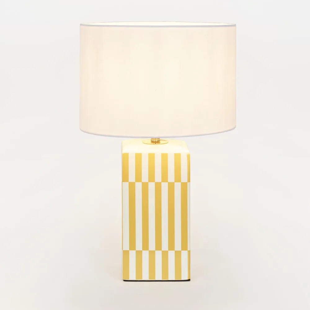 Parlour Yellow Table Lamp & Shade TABLE LAMP