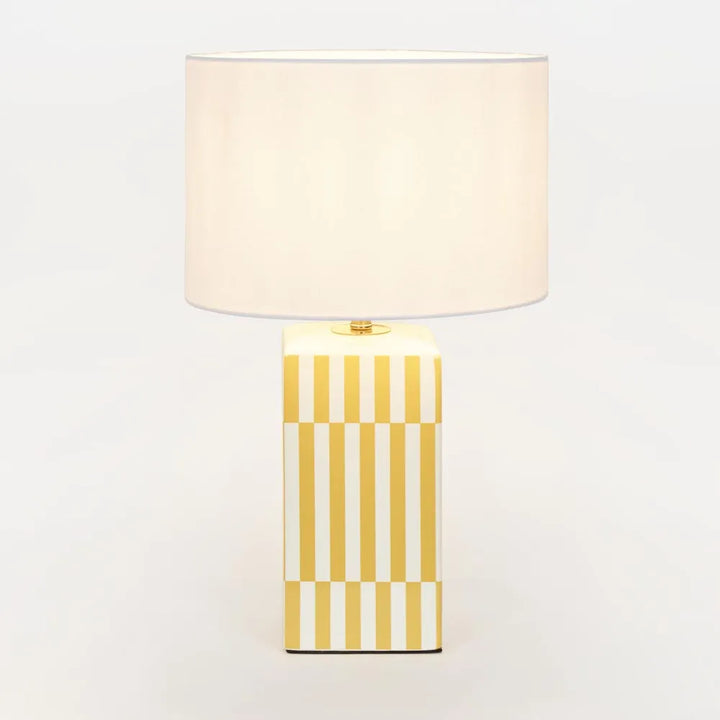 Parlour Yellow Table Lamp & Shade TABLE LAMP