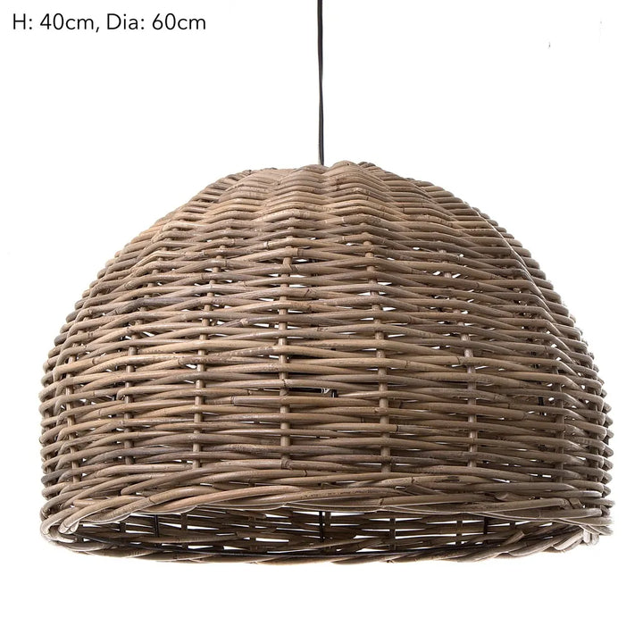 Rattan Ceiling Pendant Small/Large Natural