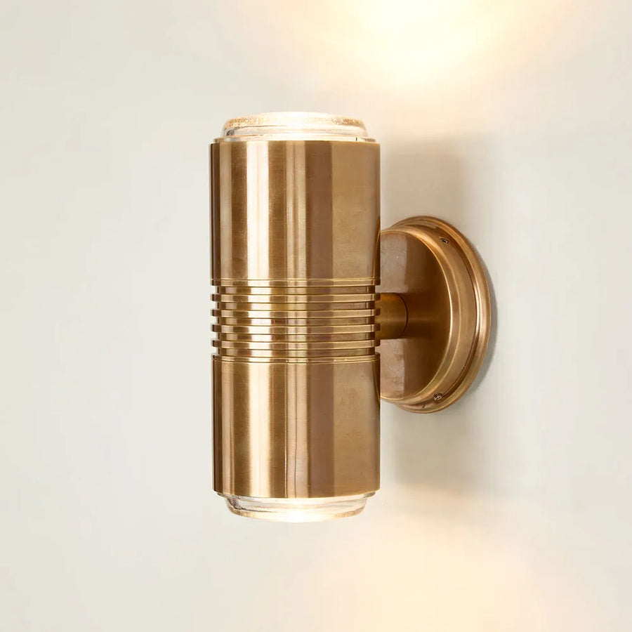 Primrose Outdoor Wall Light Antique Brass WALL LIGHT