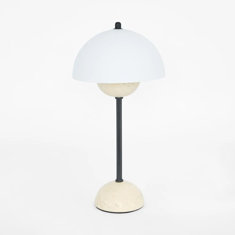 Tondo Travertine Table Lamp TABLE LAMP
