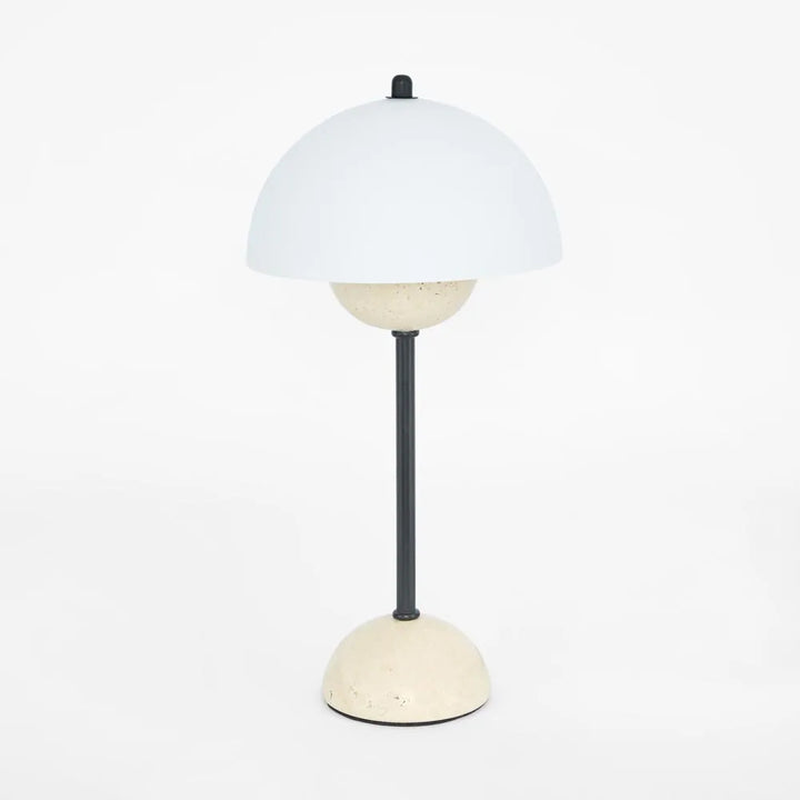 Tondo Travertine Table Lamp TABLE LAMP