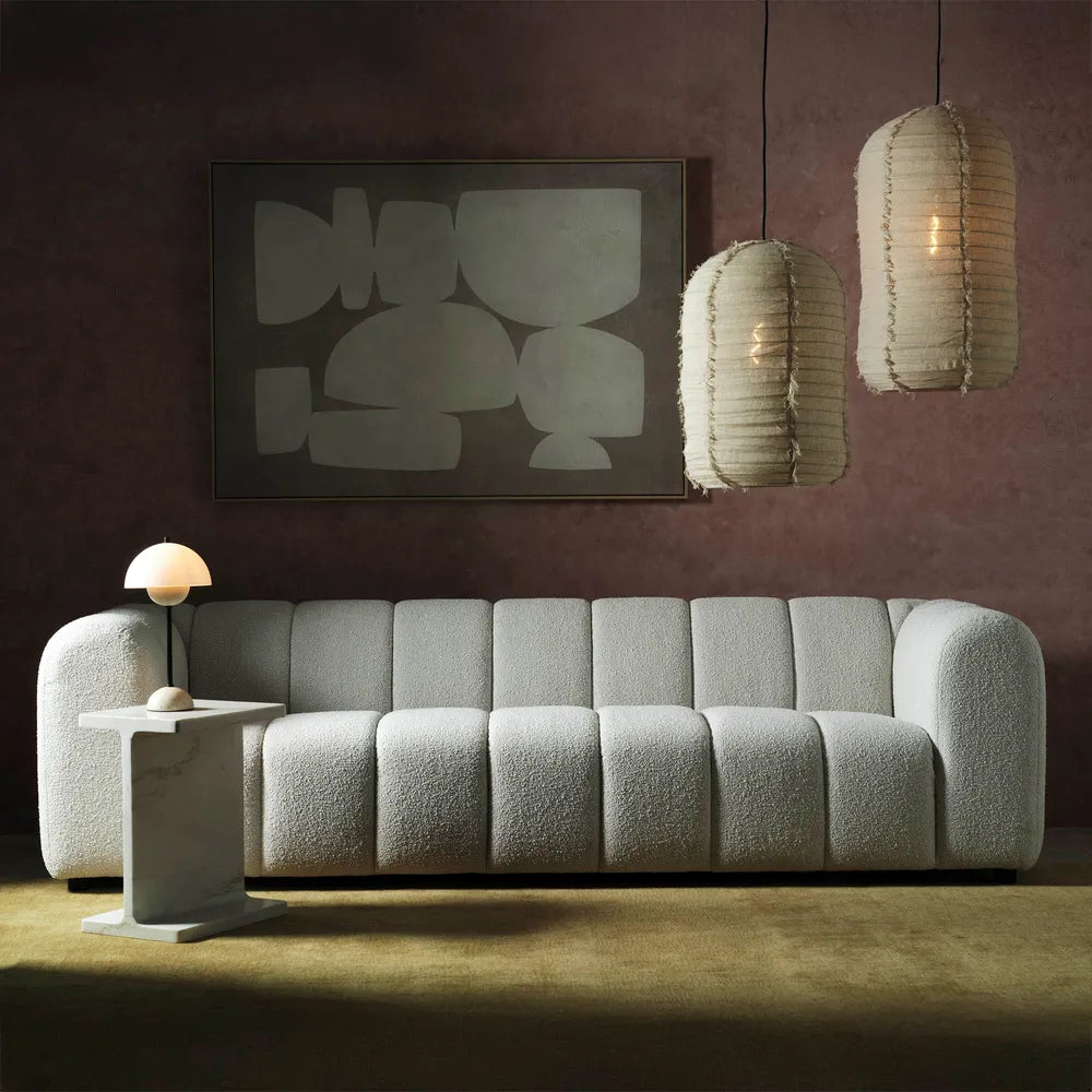 Tondo Travertine Table Lamp TABLE LAMP