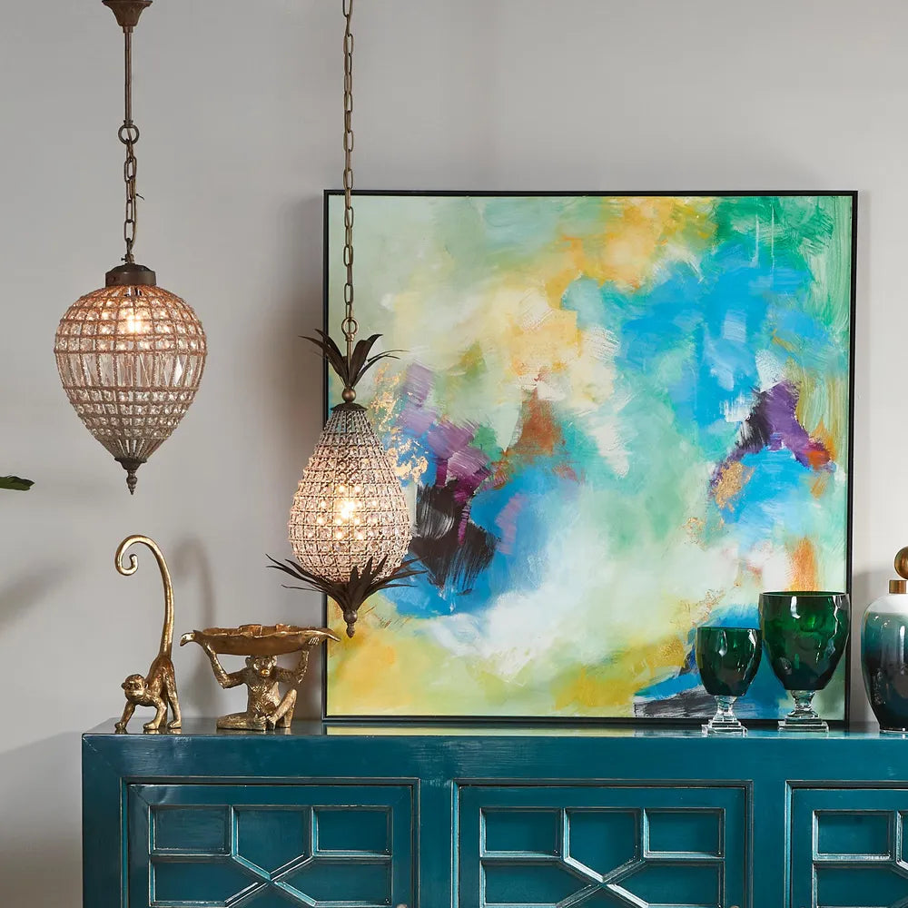 Picasso Chandelier Antique Brass Chandelier