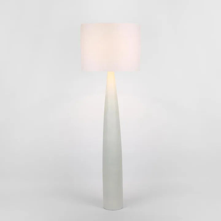 Samson Floor Lamp Base White with Shade Floor Lamp
