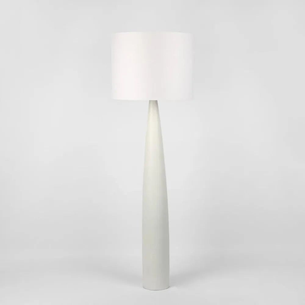 Samson Floor Lamp Base White with Shade White Floor Lamp
