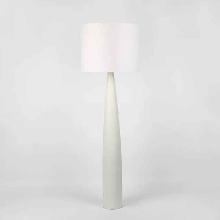 Samson Floor Lamp Base White with Shade White Floor Lamp