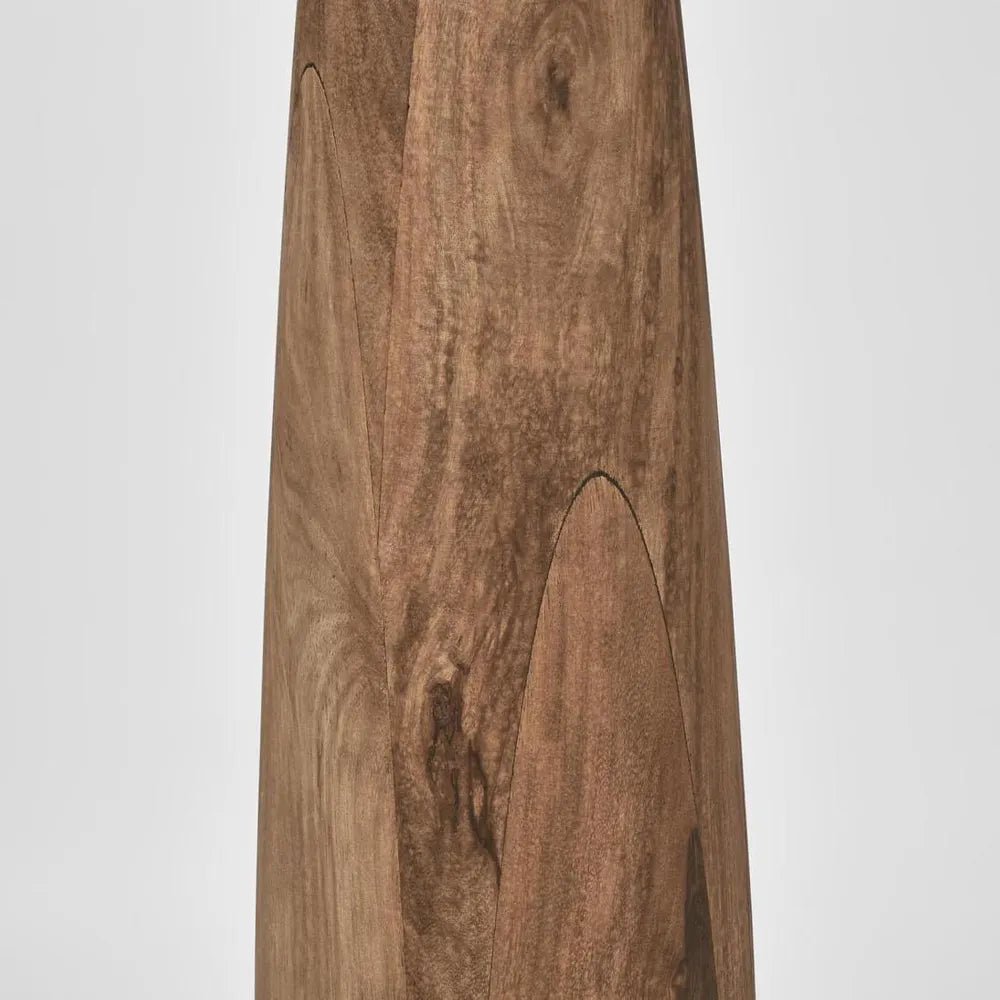 Samson Wood Floor Lamp Saddle Base with Shade Floor Lamp