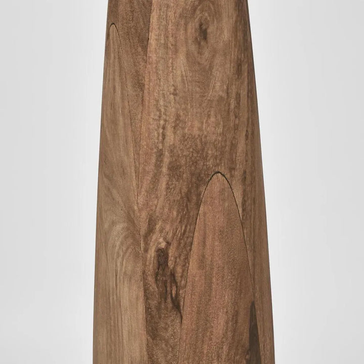 Samson Wood Floor Lamp Saddle Base with Shade Floor Lamp