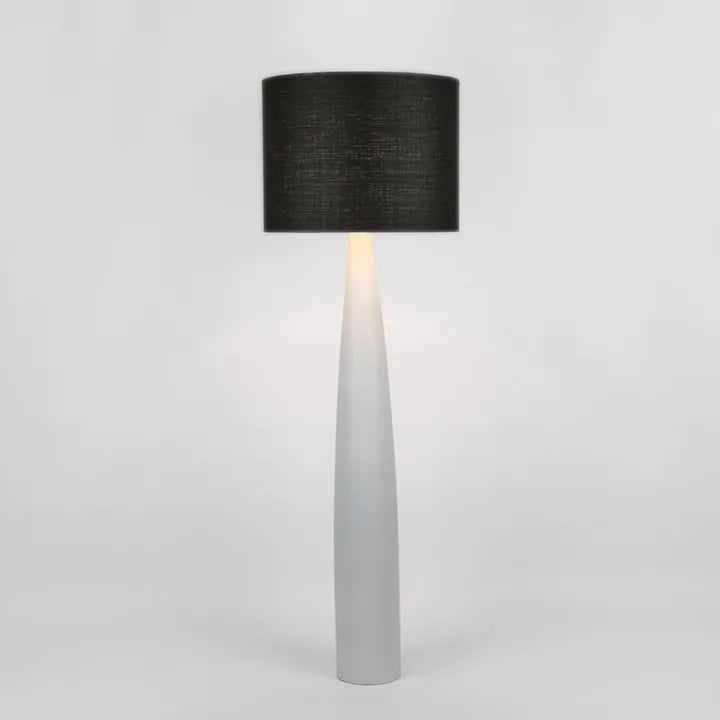 Samson Floor Lamp Base White with Shade Floor Lamp