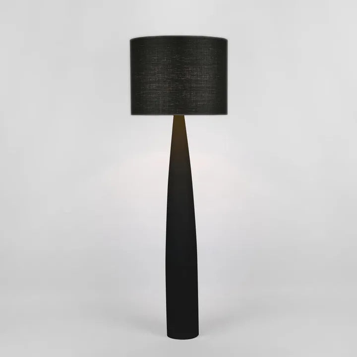Samson Floor Lamp Base Black with Shade Floor Lamp