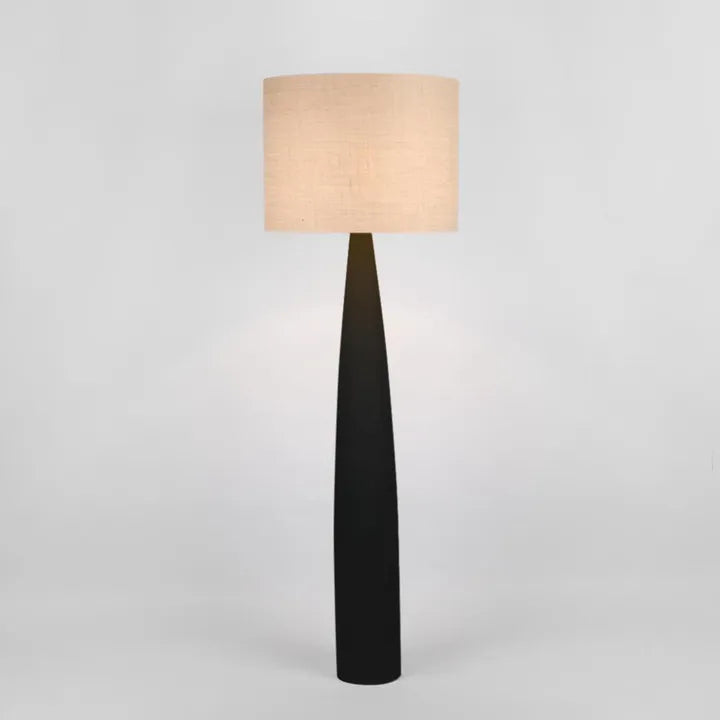 Samson Floor Lamp Base Black with Shade Floor Lamp