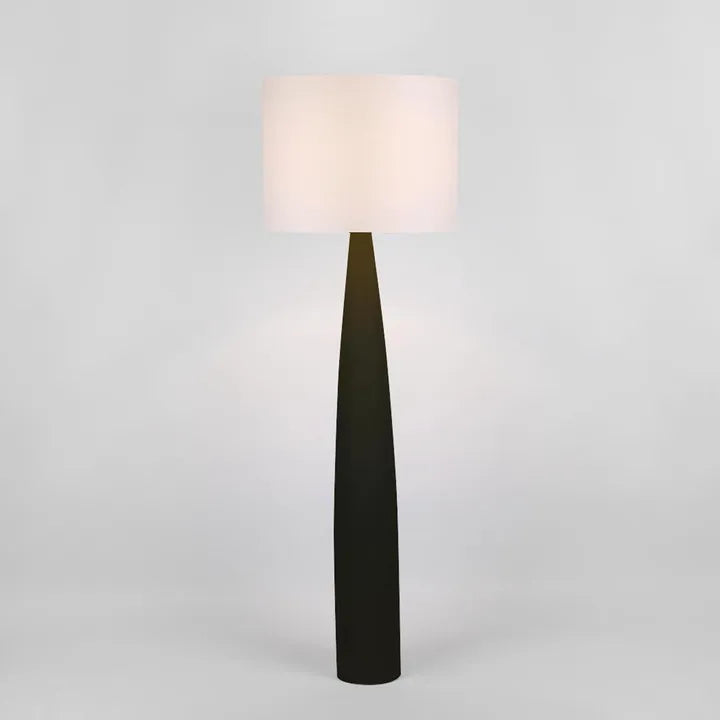 Samson Floor Lamp Base Black with Shade Floor Lamp