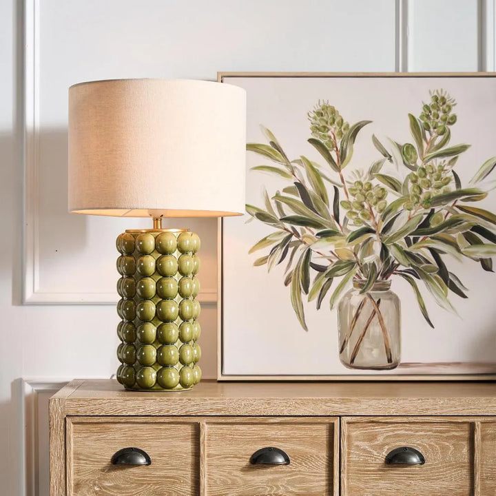 Condotti White Table Lamp & Shade TABLE LAMP