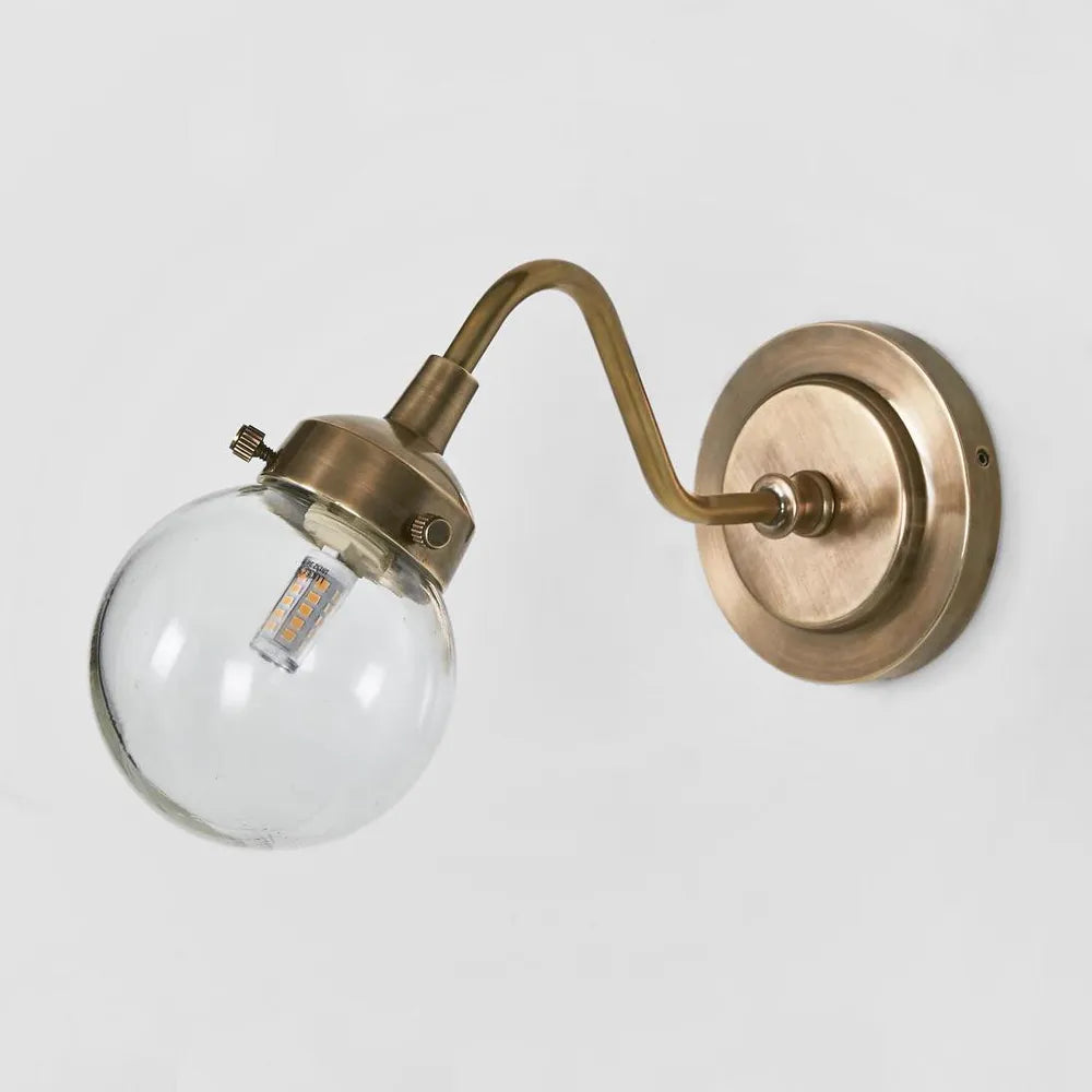 Beacon Outdoor Wall Light Antique Brass Antique Brass WALL LIGHT