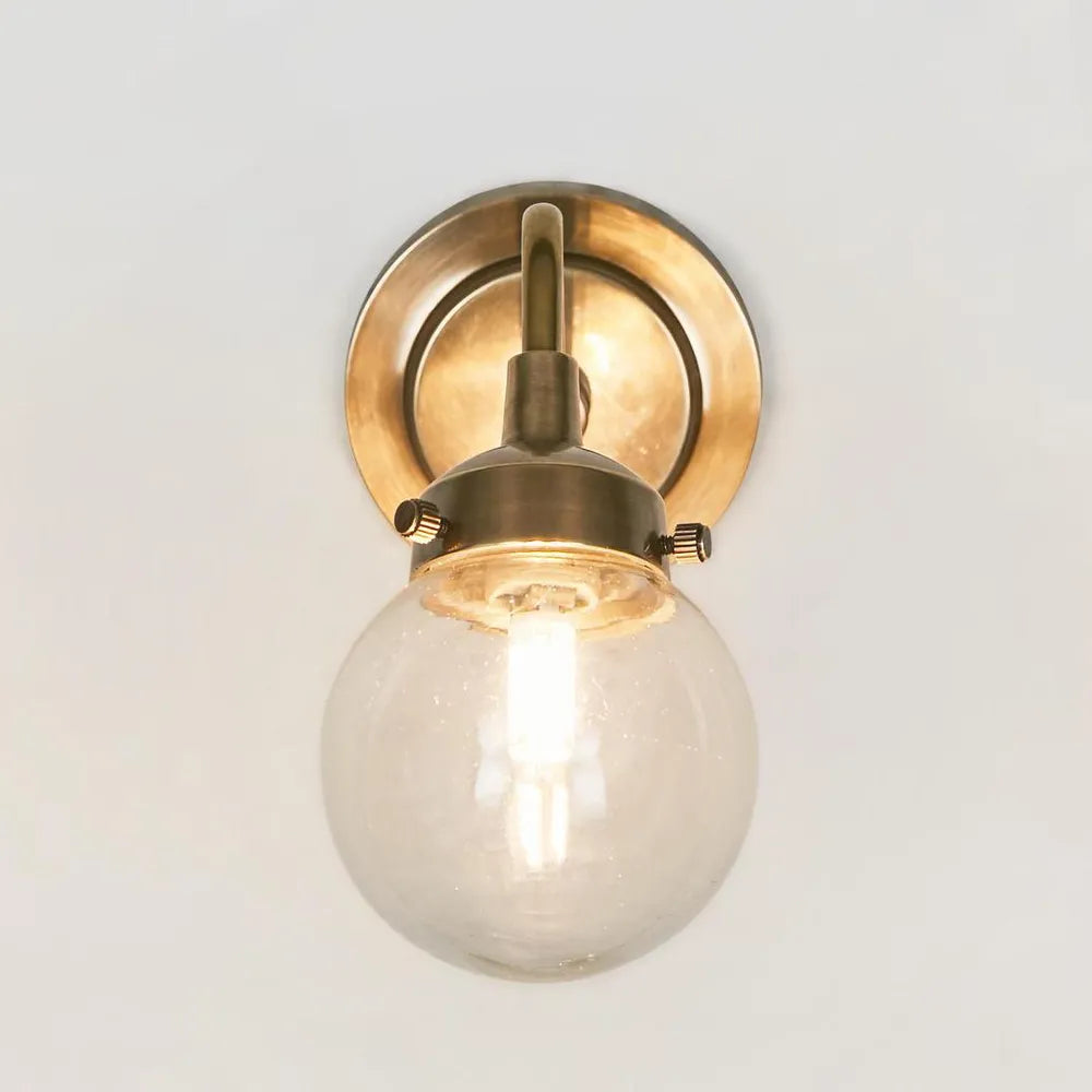 Beacon Outdoor Wall Light Antique Brass WALL LIGHT