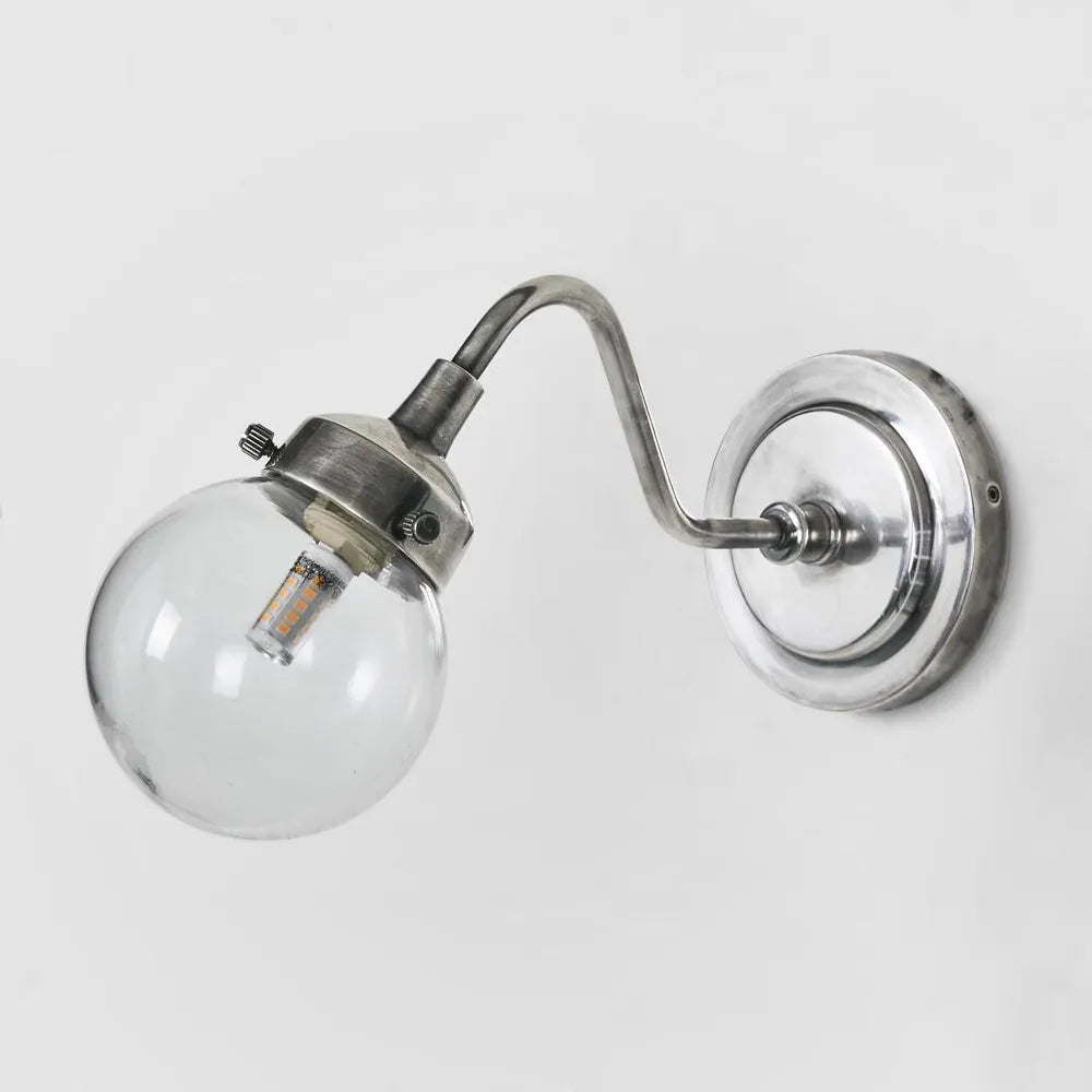 Beacon Outdoor Wall Light Antique Brass Antique Silver WALL LIGHT