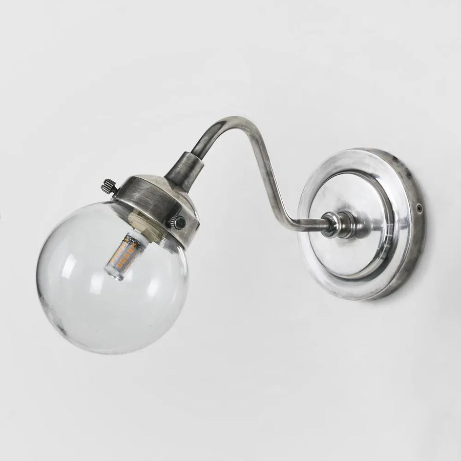 Beacon Outdoor Wall Light Antique Brass Antique Silver WALL LIGHT