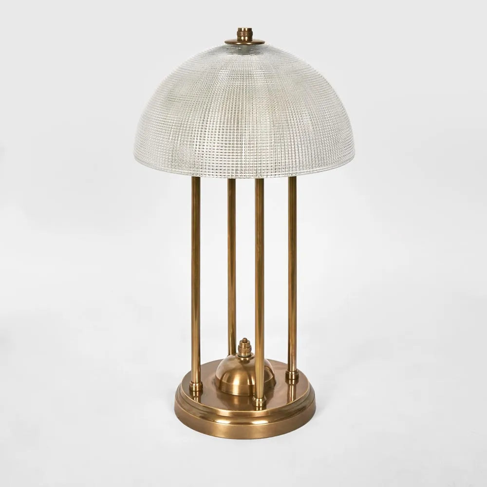 Victor Table Lamp With Textured Glass TABLE LAMP