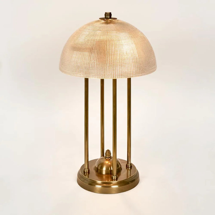 Victor Table Lamp With Textured Glass TABLE LAMP