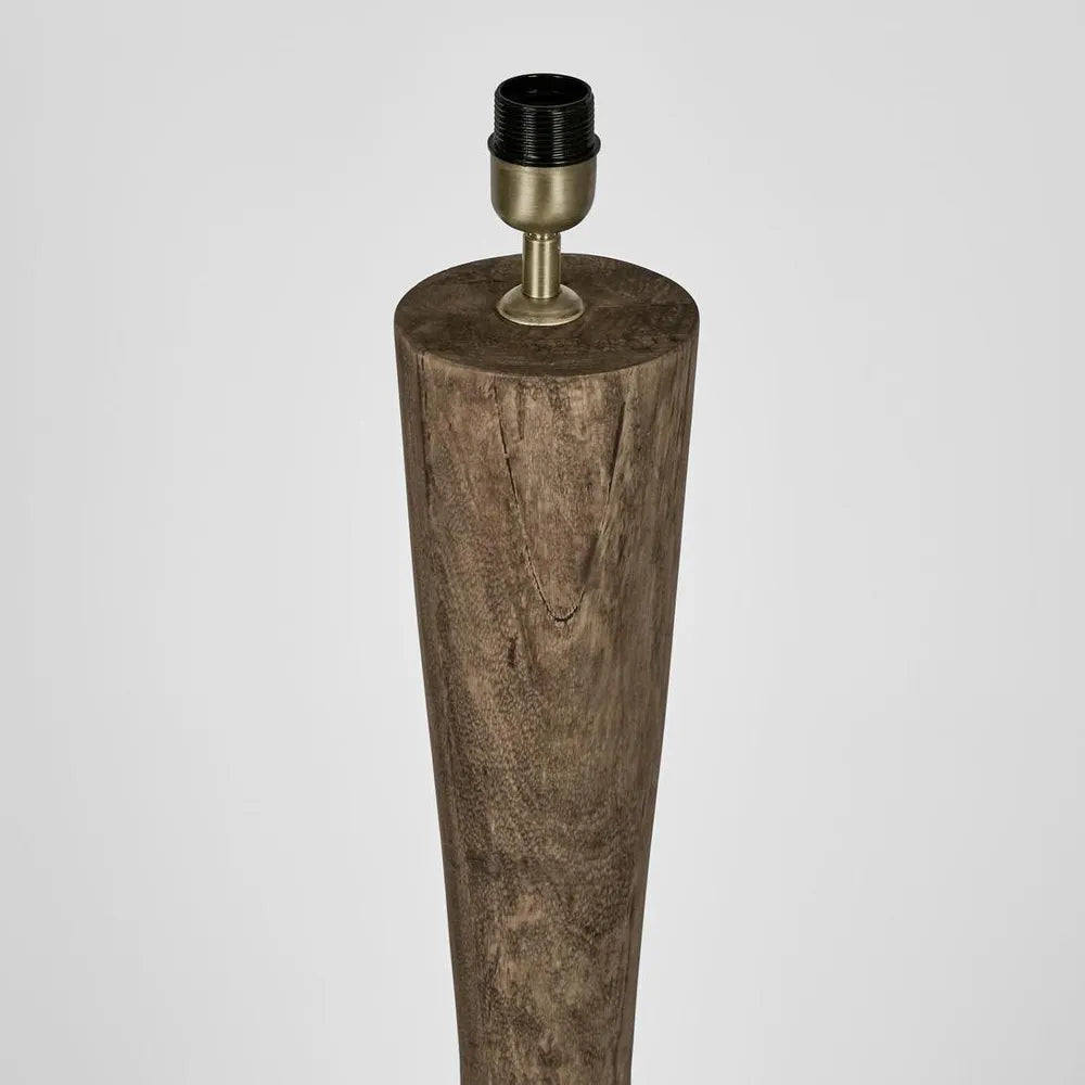 Callum Timber Floor Lamp Base With Shade Floor Lamp