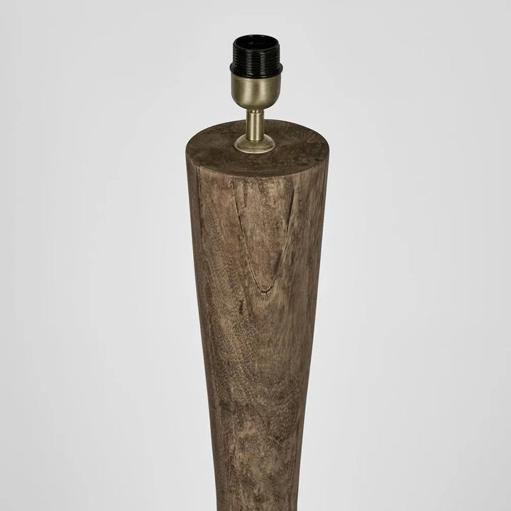 Callum Timber Floor Lamp Base With Shade Floor Lamp
