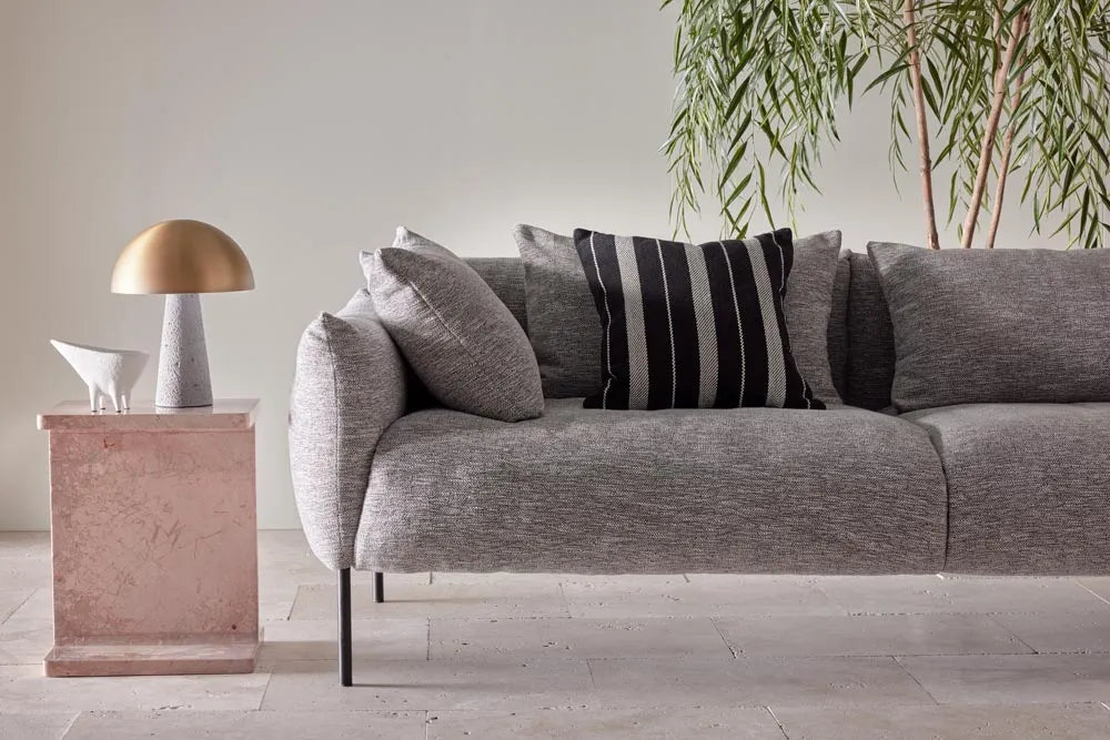 Degraves Concrete & Brass Table Lamp & Shade TABLE LAMP