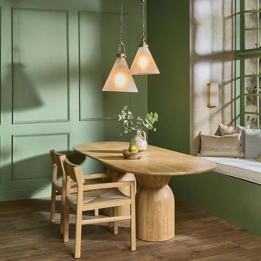 Gadsden Ceiling Pendant Large with Frosted Glass Pendant