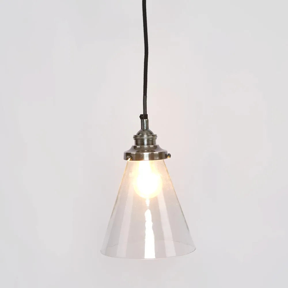 Gadsden Ceiling Pendant Extra Small Antique Silver Pendant