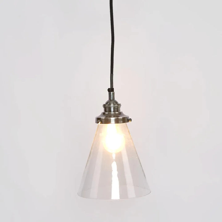 Gadsden Ceiling Pendant Extra Small Antique Silver Pendant