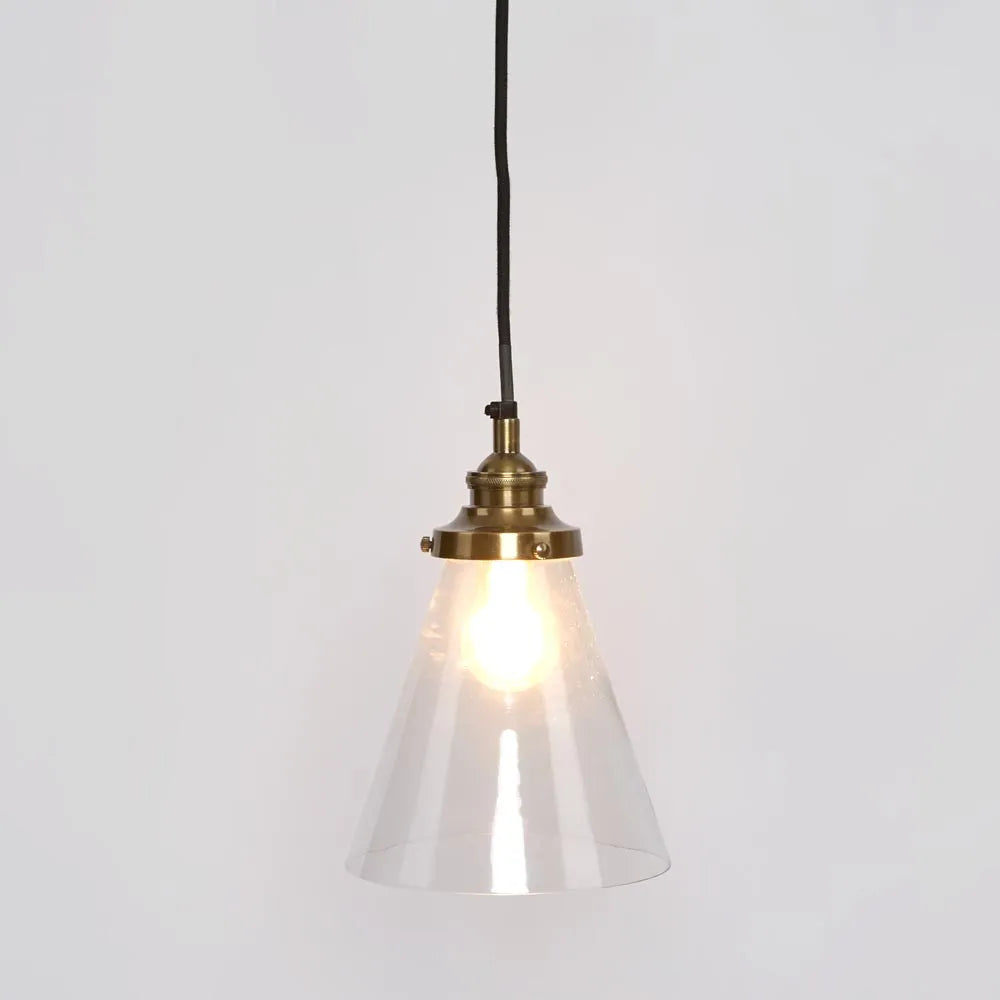 Gadsden Ceiling Pendant Extra Small Antique Brass Pendant