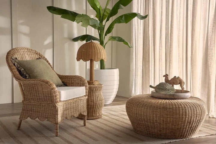 Brolley Rattan Table Lamp TABLE LAMP