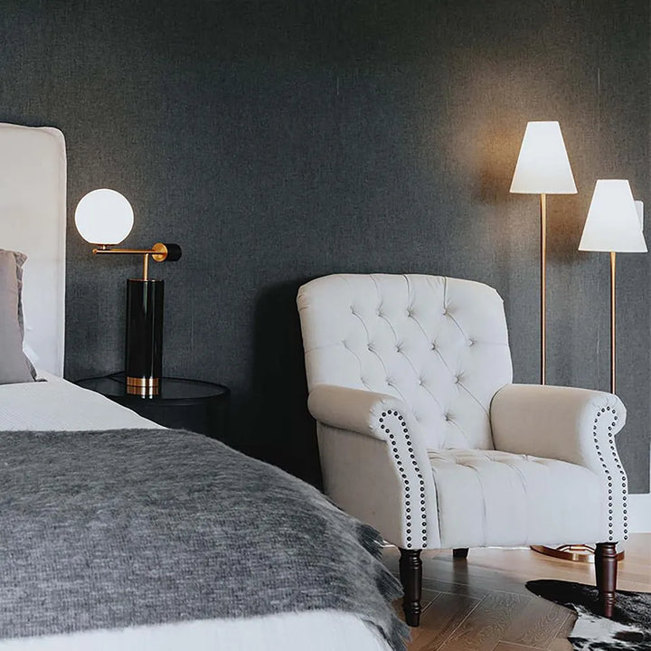 Aspen Floor Lamp Antique Brass Floor Lamp