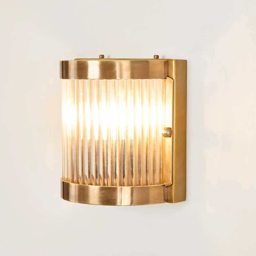 Pretoria Outdoor Wall Light Antique Brass