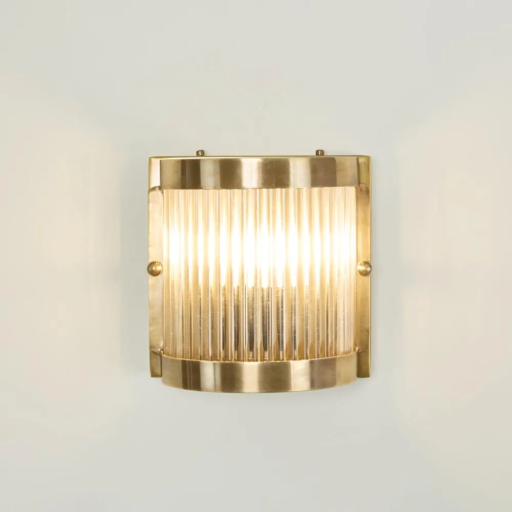 Pretoria Outdoor Wall Light Antique Brass